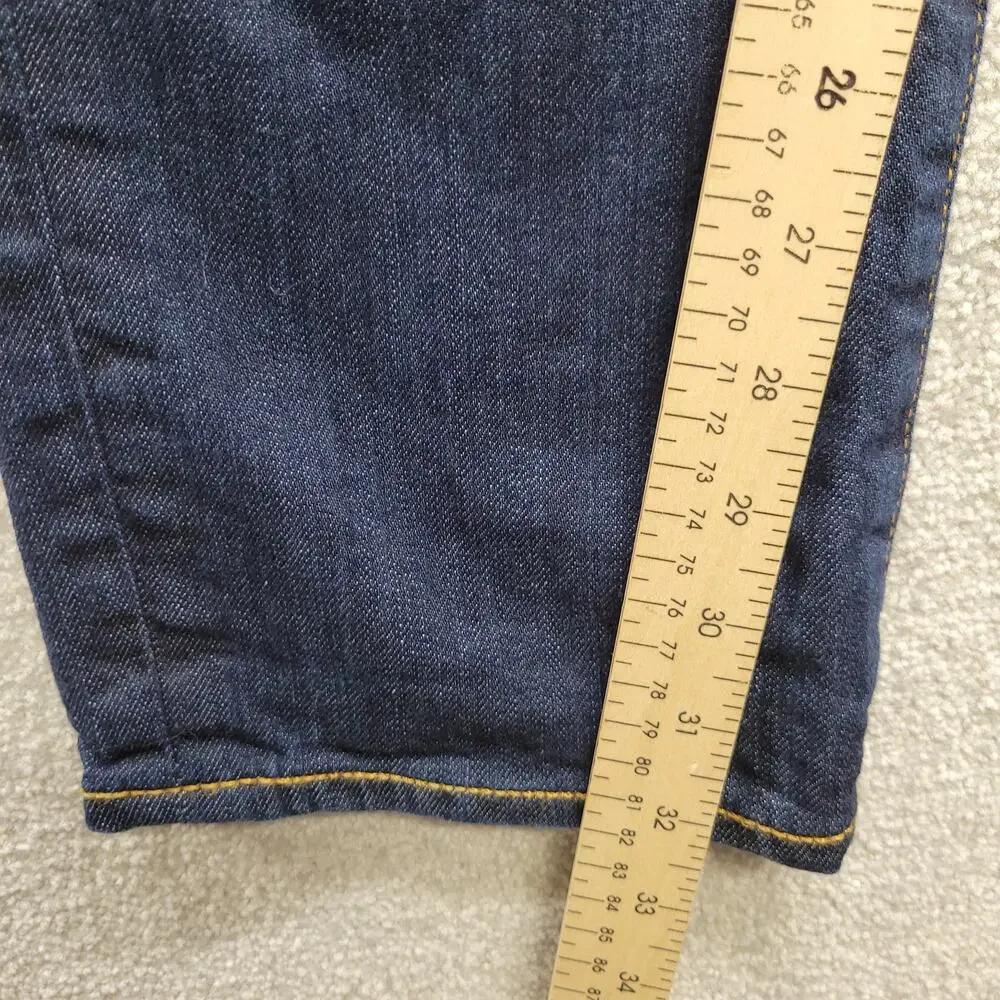 Levis 511 Mens Jeans 36x34 Slim Fit Dark Wash Stretch Denim Straight Leg